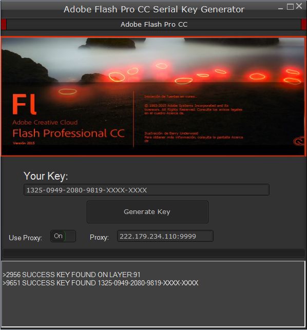adobe flash cs6 key